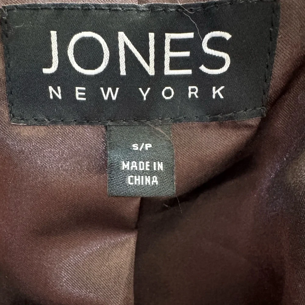 Jones New‎ York Women's Faux Fur Jacket Taupe Size S Coat. NWOT Trench teddy